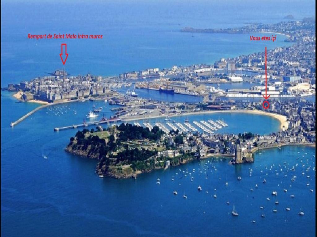 Appartement Saint Malo Vue Sur Mer Et Sur Intra Muros, Ferry, Plage Et Commerces A 50 M Exterior foto