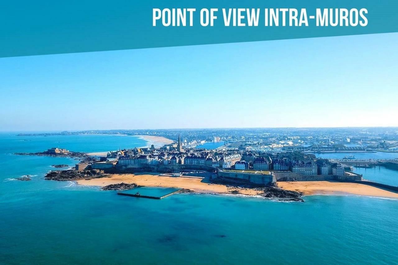 Appartement Saint Malo Vue Sur Mer Et Sur Intra Muros, Ferry, Plage Et Commerces A 50 M Exterior foto
